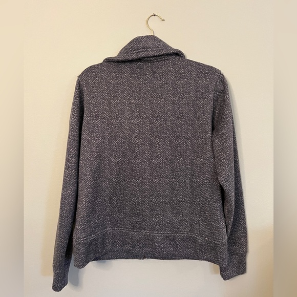 Ariat Contender Equestrian Fleece Asymmetrical Zip Up Women Size Large Gray - Picture 6 of 8